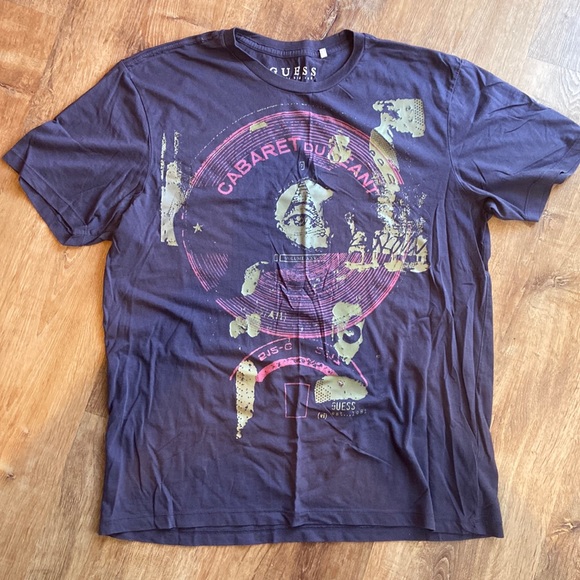 Guess Other - GUESS Men’s Purple Graphic Short Sleeve T-shirt XL